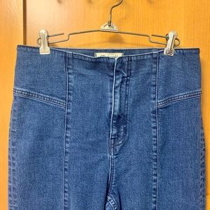 Madewell slim Demi boot jeans 29 front seam